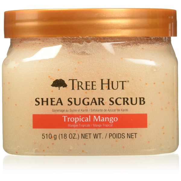 Tree Hut Sugar Body Scrub 18 Ounce Tropical Mango Shea (532ml) (2 Pack)