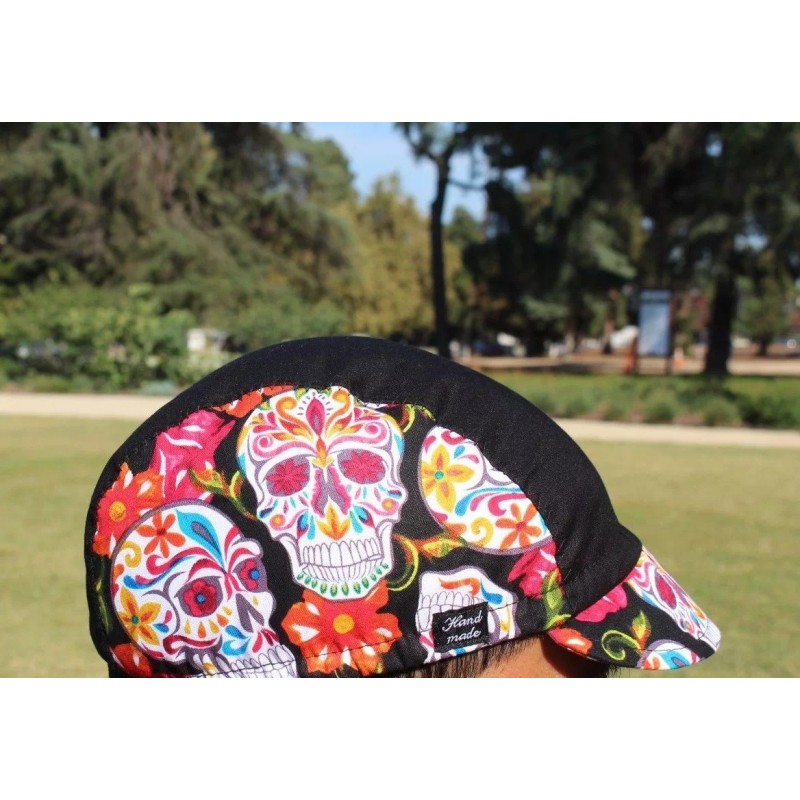"Handmade" CYCLING CAP SKULL SUGAR HANDMADE ANY SIZE