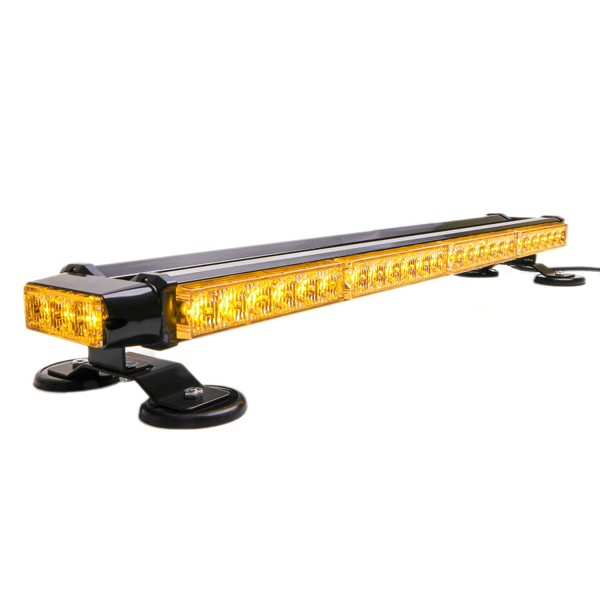 CUMART 26.5" Amber Yellow 54 LED Automotive Rooftop Beacon Warning