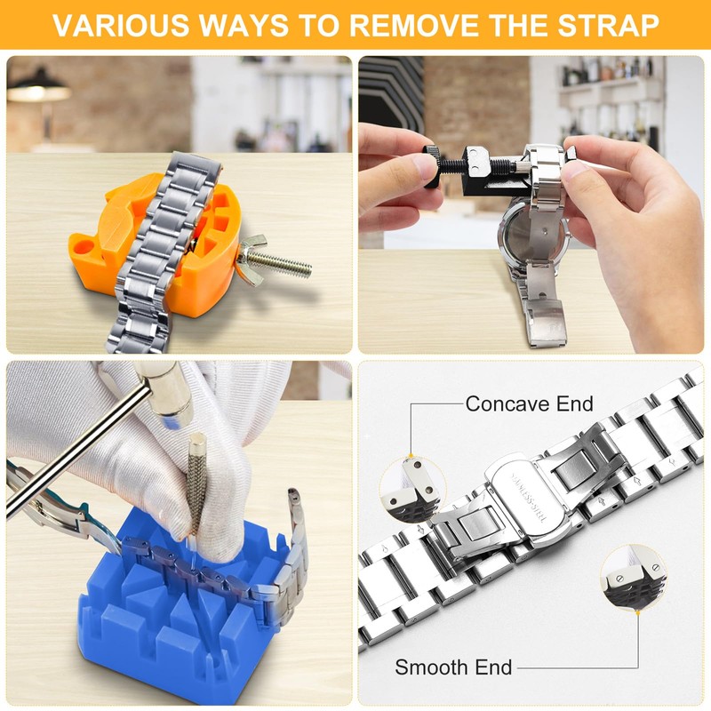 BASVII Watch Tool Set – 155 Pieces Watchmaker Tool Set