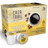 Caza Trail Coffee Pods, Decaf Breakfast Blend, Single Serve (Pack