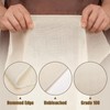 Tehttz 4Pcs 50x50cm Cheesecloth for Straining, Organic Unbleached Cotton Cheesecloth