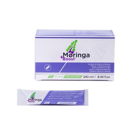 MORINGA+BOOST Seniors Gel Sticks - 20 Sticks - Natural Anti-Aging Supplement with Vitamins A, B1, C & E, Magnesium & Calcium - Supports Immune System, Vision & Bone Health