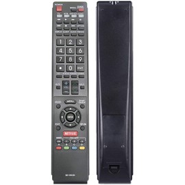 Replacement Remote for All Sharp TVs, LCD, Smart TV, Aquos TV, LED, 4K TVs.