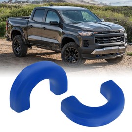 TECHPICCO Tow Hooks Covers for Chevy Colorado Trailboss 2015-2026/GMC Canyon 2015-2022 (Not fit 2023-2026 Colorado Z71 ZR2) Compatible with Chevy Colorado/GMC Canyon Accessories (Blue)