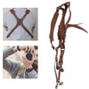 Leather Camera Straps, Double Shoulder Harness Strap, Length Adjustable Dual