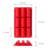 Webake Twinkie Pan - Molde de silicona para tartas 3D,