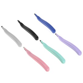 QWORK 24 Pcs Magnetic Staple Remover Bulk, Rubberized Plastic with Stainless Steel Tip and Magnetic End (6 Colors, 4 Pieces Each)