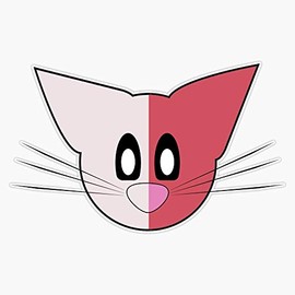 Cat Logo Waterproof Vinyl Window Bumper Sticker Decal 5"