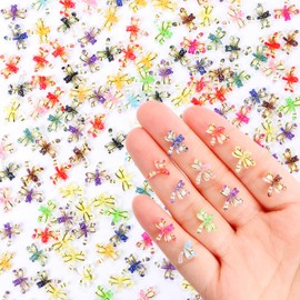 200 Pieces Colorful Tiny Dragonfly for Dollhouse Miniatures Resin Animals for Crafts Tiny Animals for Fairy Garden Micro Landscaping Decoration