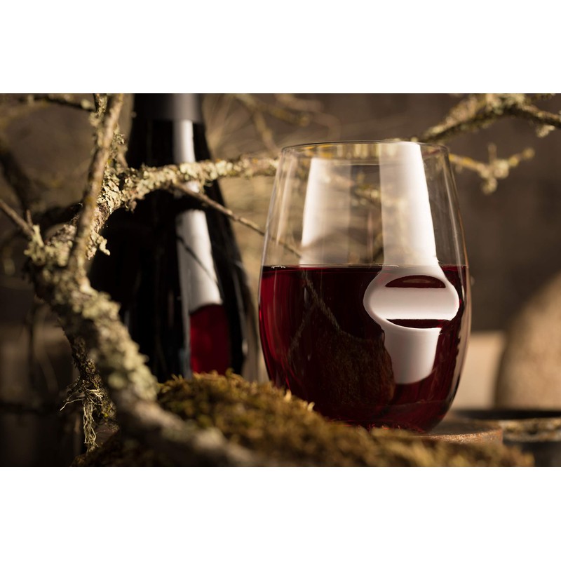 Govino Go Anywhere Flexible Shatterproof Recyclable Wine Glasses, 16-ounce, Set