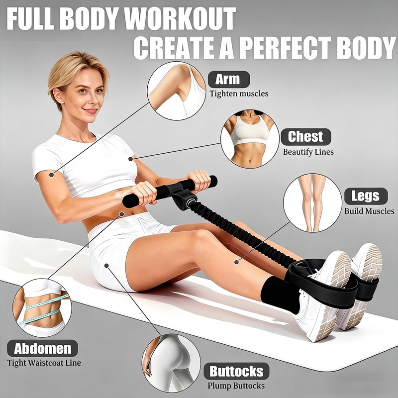 Upgraded Resistance Bands with Handles, Thickened Latex Tubes and Soft