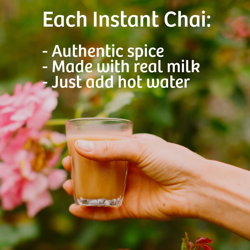 Tea India Chai Moments Masala Chai Tea Instant Latte Mix