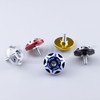 Amavoler License Plate Bolts, 4 pcs Universal M6 CNC Carved