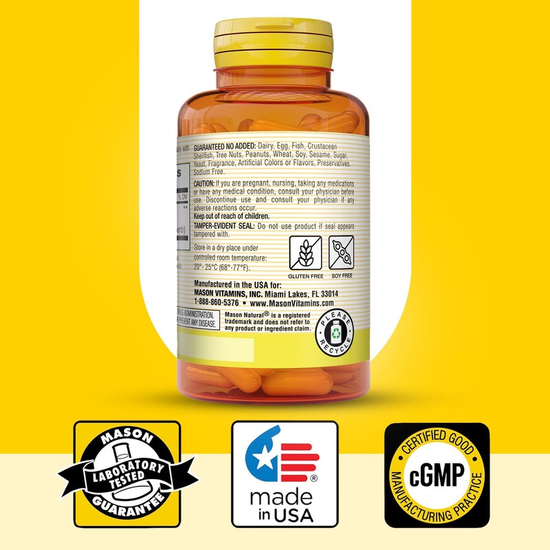 MASON NATURAL Ginkgo Biloba, 3 Month Supply, Helps to Improve