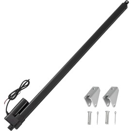 JQDML 40 Inch Stroke Linear Actuator 12V Heavy Duty 440lbs/2000N IP65 Waterproof Electric Actuator Speed 0.31"/sec with Mounting Brackets