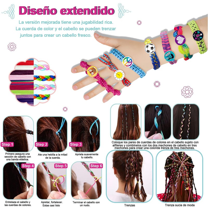 Kit de Pulseras DIY, Kit para Hacer Pulseras de la