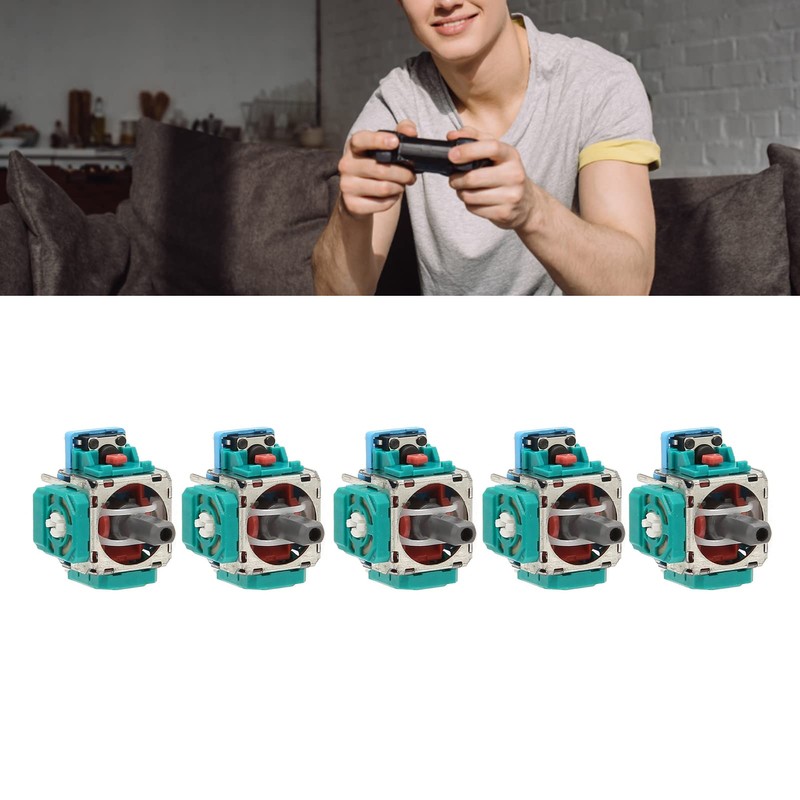 Pack of 5 3D Joystick Analogue Stick for Game Controller,