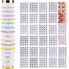 Jollin 2100pcs Letter Beads Charms Bracelet Necklace Earring Jewellery Making