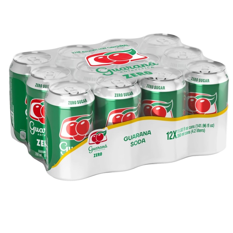 GUARANA ANTARTICA DIET SODA 12oz. - 12 pack.