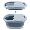 Foldable Foot Bath Basin with Massage Acupoint PP Silicone Foot