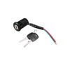 Motoforti Black 3 Wired Electric Bike Bicycle Ignition Switch Lock