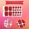 22Tip Pegatinas Brillantes para Uñas de los Pies