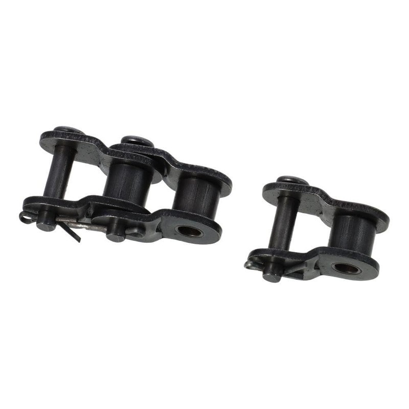 Fudeshe 10Pcs Roller Chains,#50 Chain Offset Half Link Roller, Carbon