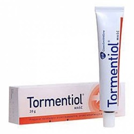 TORMENTIOL Ointment 20g - Anti Inflammatory Antibacterial Astringent Action Skin Inflammation Scratches Acne Varicose Legs Ulcers Purulent Lesions Topical Skin Treatment