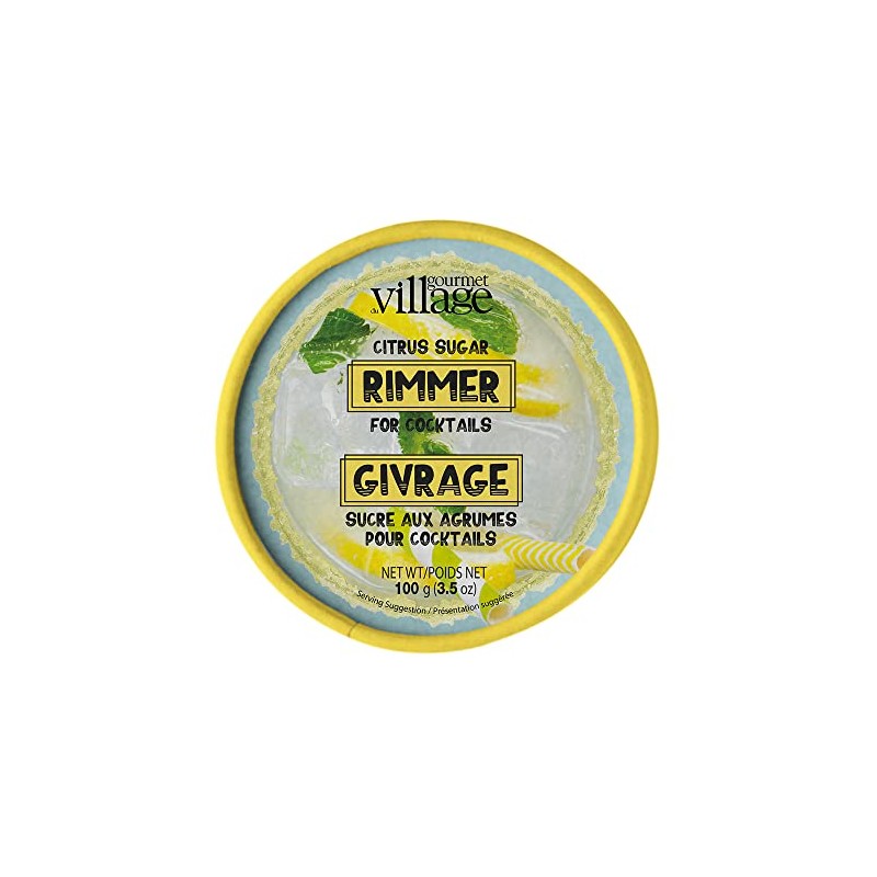 RIM TRIM CITRUS SUGAR CANISTER