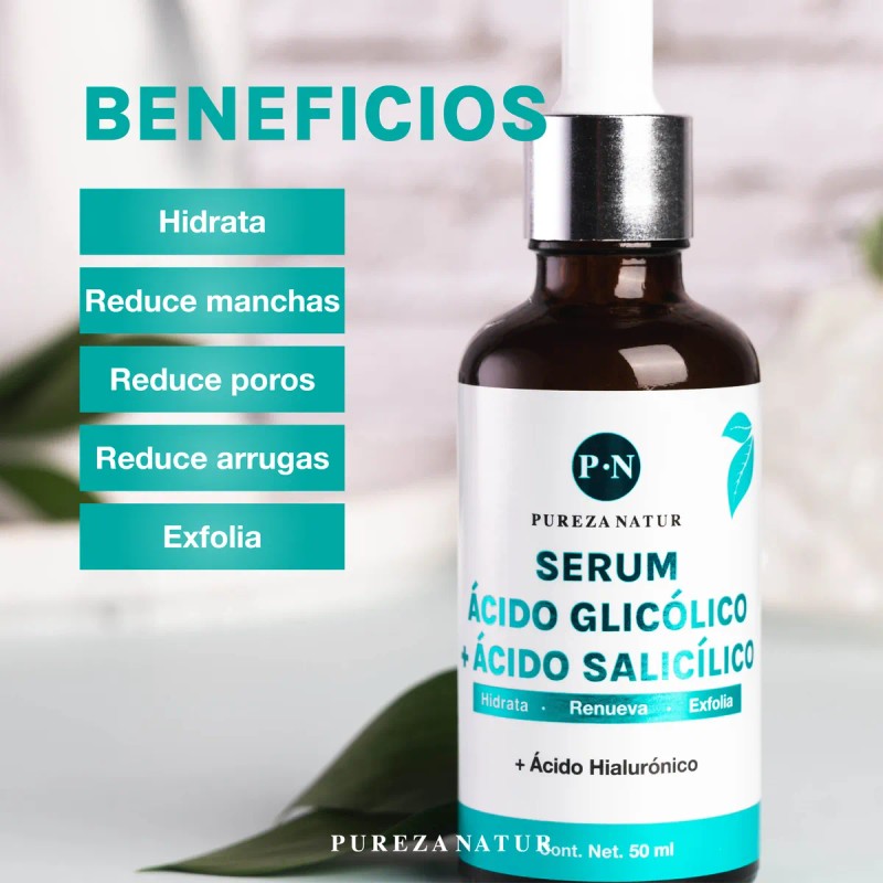 Ácido Glicólico + Salicílico Suero Facial Todo Tipo De Piel