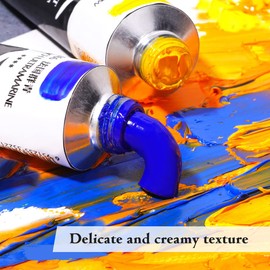 Paul Rubens Artist Oil Paint,18 Vibrant Colors with Great Lastfastness, 60ml Large Capacity Tubes, Oil Paint Set Supplies for Artists, Students, Beginners