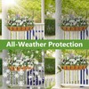 Lconvicely Window Box Liners - Breathable Felt Planter Liners for