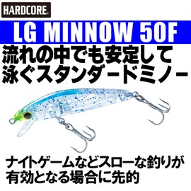 DUEL (デュエル) Lure, Floating Minnow, Hardcore LG, Light Game 【 Fishing Tackle, Sea Fishing, Freshwater, Sea Bass 】 2.0 Inches (50 mm), Weight: 0.1 oz (2.5 g), F1198-HBPC-Bullpin Candy