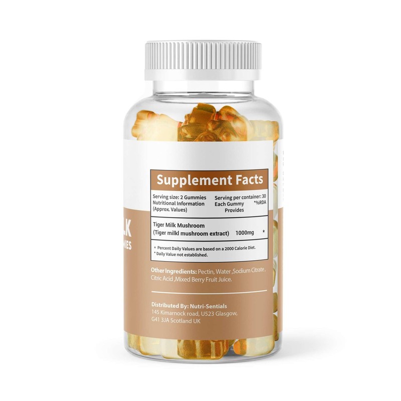 Tiger Milk Mushroom Gummies – High-Strength Dietary Supplement for Immune
