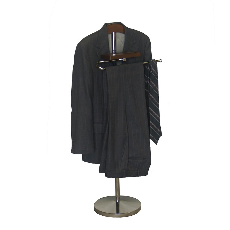 Proman Products VL17017 Valet with Hanger, Tray & Trouser Bar,