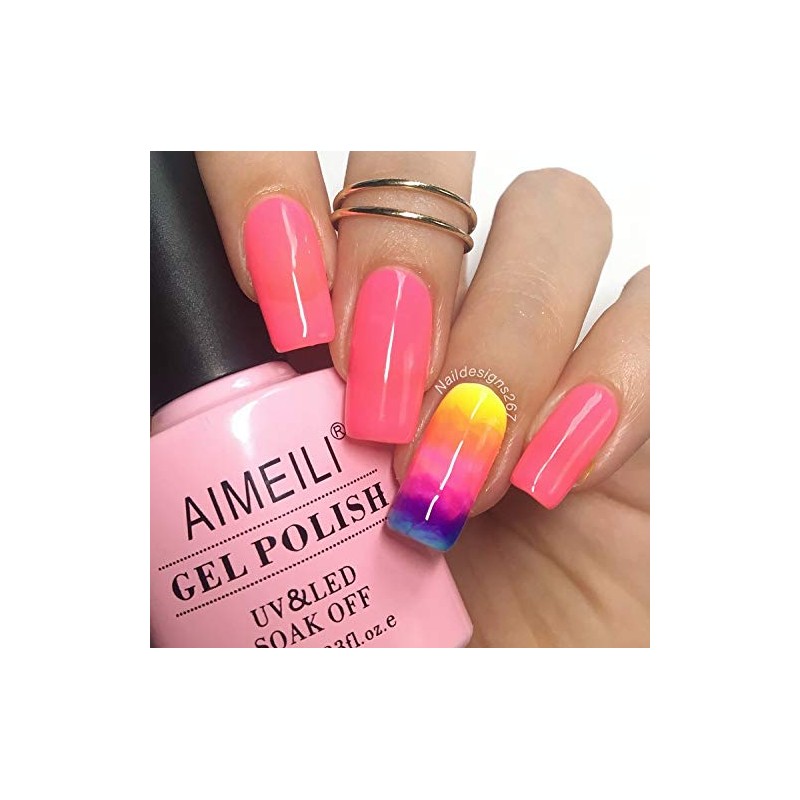 AIMEILI Esmalte De Uñas Soak Off UV LED Uñas De