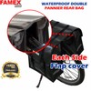 FAMEX RIDE® Double Pannier Bag Shopping Waterproof Bicycle Bicycle Cycle