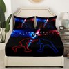Manfei Wrestler Wrestling Fitted Sheet Twin Size, Young Men Sports
