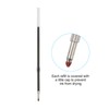 PATIKIL 50 Pack Retractable Ballpoint Pen Refills, 1.0 mm Black