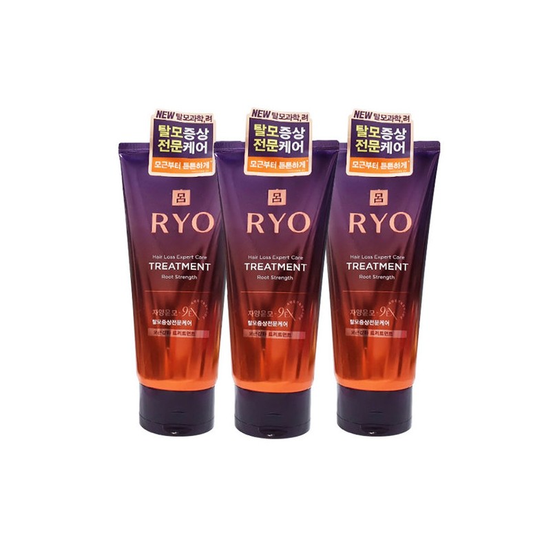 Ryo Jayangyunmo Hair Root Strengthening Treatment 330ml 3 pack /