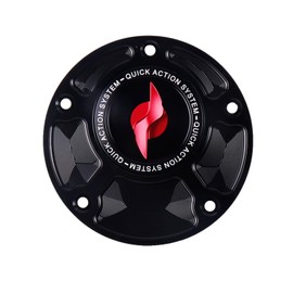 VITINO Fuel Tank Cap Motorcycle Gas Tank Cover Fit for Ducati Monster 797 821 1200 for Yamaha MT01 MT03 MT09 XSR900 (Red)