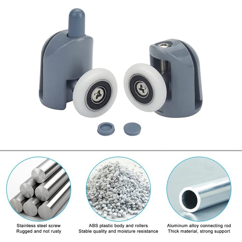 Showe rPart Single Shower Door Rollers/Wheels/Runners L001, Wheel Diameter 23mm,