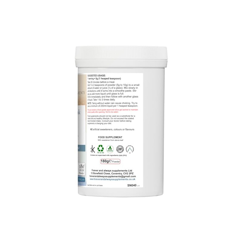 Fibre Pro Power Drink Complex, Powder, 180g, Psyllium Husk, Glucomannan,