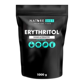 Nature Diet Nature Diet - Erythritol 1000 g, Natural Sweetener, Zero Calories, Sugar Replacement, Sugar Substitute
