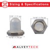 AlveyTech 7/16" Waterproof Rubber Boot - Replacement Cover for Push-Button