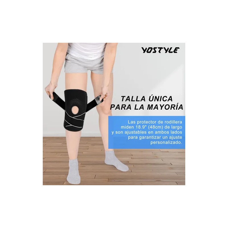 Rodillera Deportiva Elástica Para Gym Vóleibol Crossfit 1pz