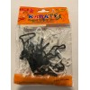 CuteBands NEW NIP Karate shaped Black White 12 Rubber Bands