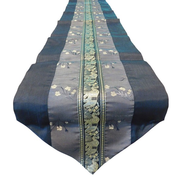 By Soljo Table Runner 150cm/200cm/250cm x 32cm Linen Thai Silk