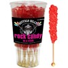 Buffalo Bills Strawberry (Red) Rock Candy On A Stick (12-ct